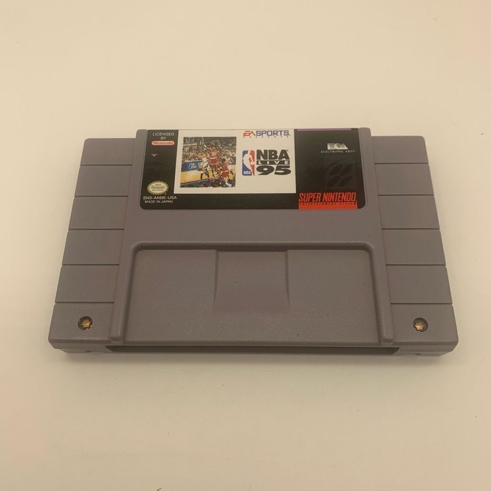 NBA‎ Live 95 (Super Nintendo Entertainment System, 1994) Tested and Working
